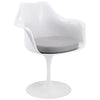 "Braun" Dining Arm Chair with fabric seat