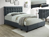 Atlantic King Platform Bed w/USB and 2 end drawers