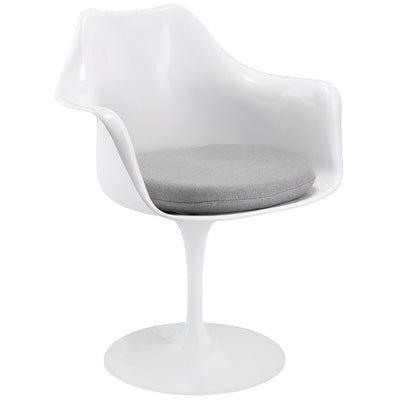 "Braun" Dining Arm Chair with vinyl seat