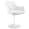"Braun" Dining Arm Chair with fabric seat