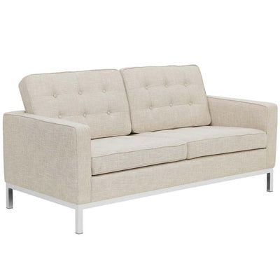 "Box Upholstered Love Seat"