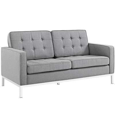 "Box Upholstered Love Seat"