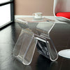 Silhouette Magazine acrylic side table